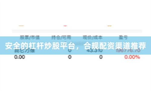 安全的杠杆炒股平台，合规配资渠道推荐